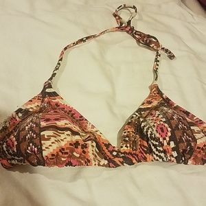 Target patterned bikini top
